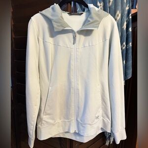 Arc’teryx mint green zip up hoodie